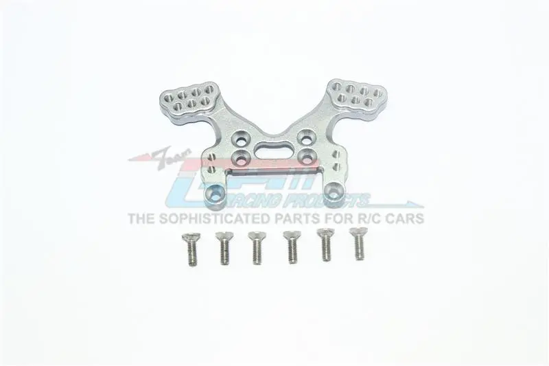 X-Rider 1/8 Flamingo Rc Tricycle Upgrade Parts Aluminum Adjustable Rear Shock Tower - 1Pc Set Gray Silver 1