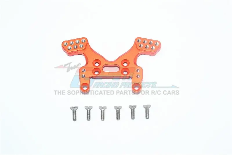 X-Rider 1/8 Flamingo Rc Tricycle Upgrade Parts Aluminum Adjustable Rear Shock Tower - 1Pc Set Orange 1