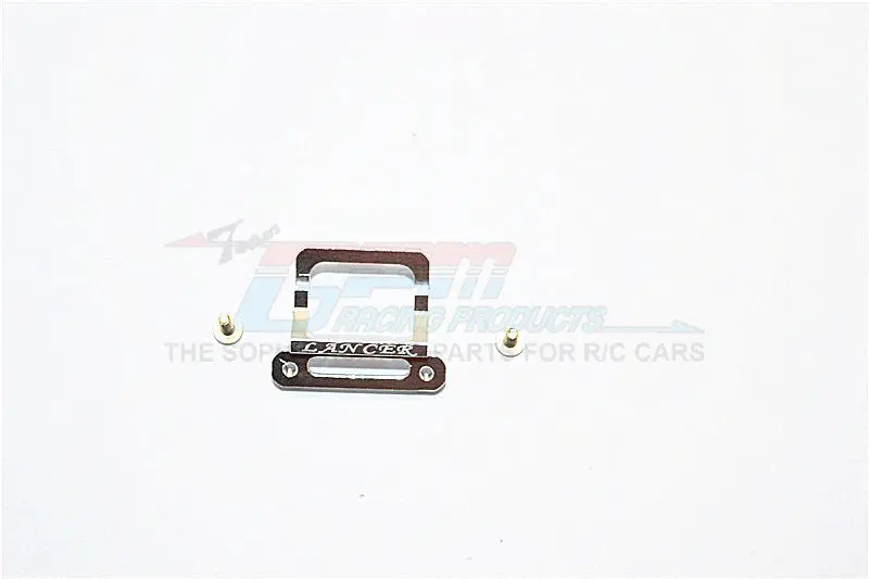 Xmods Evolution Touring Aluminum Front Body Lock Plate With Screws (For Lancer) - 1Pc Set Silver 1