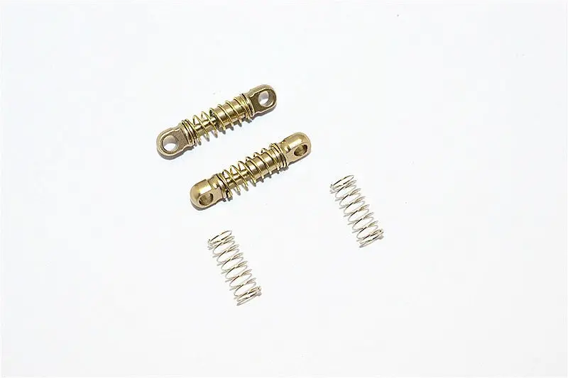 Xmods Evolution Touring Aluminum Front Shock (16Mm) With Springs - 1Pr Set Gold 1