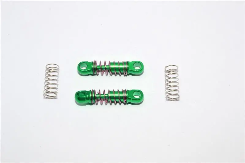 Xmods Evolution Touring Aluminum Front Shock (16Mm) With Springs - 1Pr Set Green 1