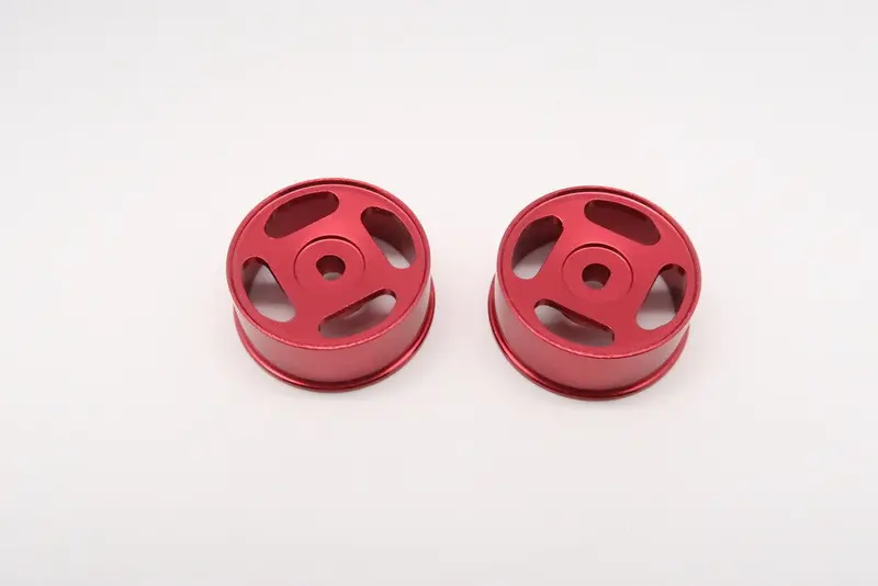 Xmods Evolution Touring Aluminum Front Swirl Rims (4 Poles) For Xm, Xme - 1Pr Red 1
