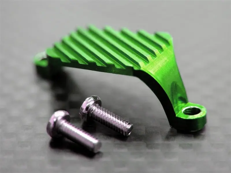 Xmods Evolution Touring Aluminum Motor Heat Sink With Screws - 1Pc Set Green 1