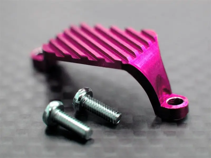 Xmods Evolution Touring Aluminum Motor Heat Sink With Screws - 1Pc Set Pink 1