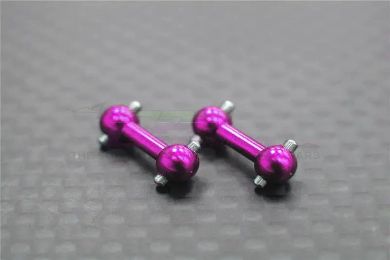 Xmods Evolution Touring Aluminum Rear Dog Bone (9.0Mm) - 1Pr Pink 1