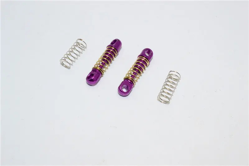 Xmods Evolution Touring Aluminum Rear Shock (16Mm) With Springs - 1Pr Set Purple 1