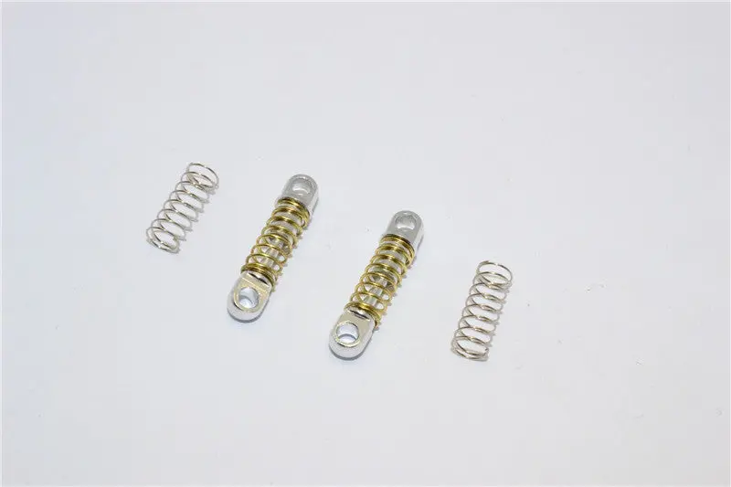 Xmods Evolution Touring Aluminum Rear Shock (16Mm) With Springs - 1Pr Set Silver 1