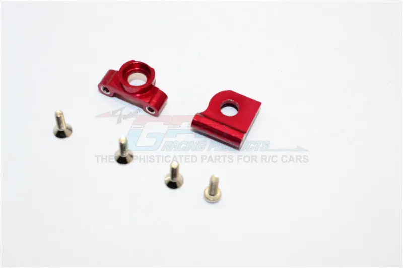 Xmods Generation 1 Aluminum Center Shaft Holder With Screws - 2Pcs Set Red 1