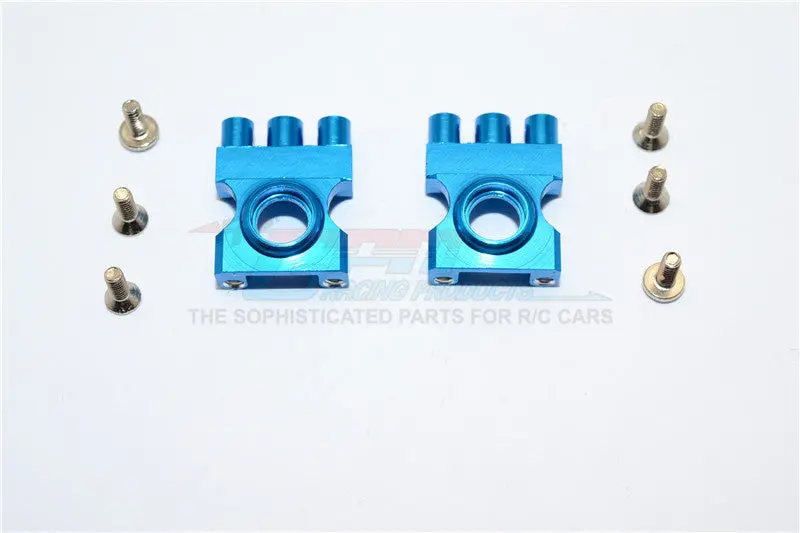 Xmods Generation 1 Aluminum Front Gear Box With Screws - 1Pr Set Blue 1