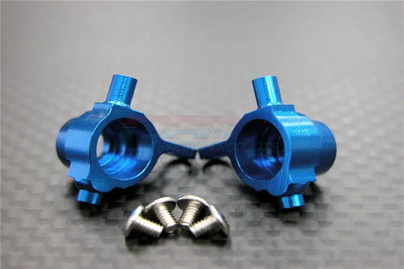 Xmods Generation 1 Aluminum Front Knuckle Arm With Screws - 1Pr Set Blue 1
