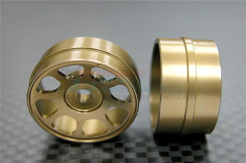 Xmods Generation 1 Aluminum Front/Rear Sinkage Rims (6 Poles) - 1Pr Gold 1