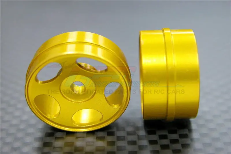 Xmods Generation 1 Aluminum Front/Rear Sinkage Rims (Star) - 1Pr Gold 1