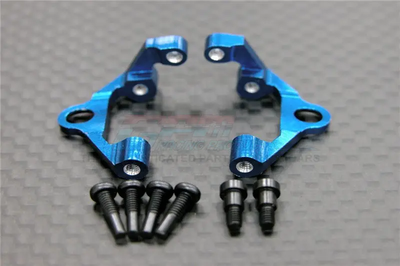 Xmods Generation 1 Aluminum Front Upper Arm With Screws - 1Pr Set Blue 1