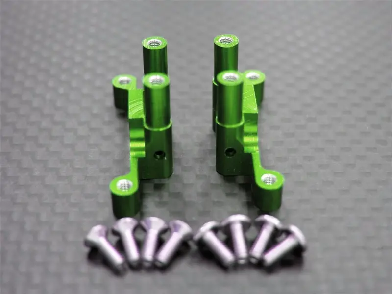 Xmods Generation 1 Aluminum Rear Gear Box With Screws - 1Pr Set Green 1