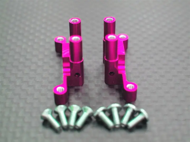 Xmods Generation 1 Aluminum Rear Gear Box With Screws - 1Pr Set Pink 1