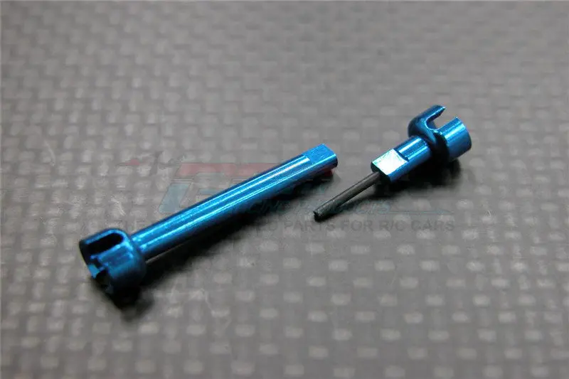 Xmods Generation 1 Aluminum Rear Gear Differential Joint - 2Pcs Blue 1