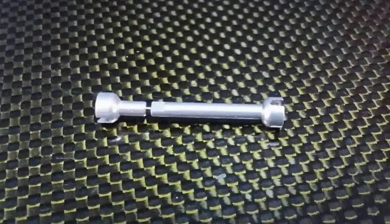 Xmods Generation 1 Aluminum Rear Gear Differential Joint - 2Pcs Gray Silver 1