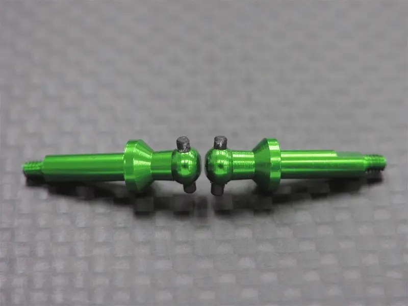 Xmods Generation 1 Aluminum Rear Wheel Shaft - 1Pr Green 1