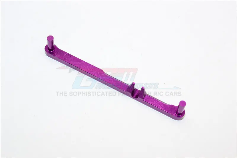 Xmods Generation 1 Aluminum Steering Plate - 1Pc Purple 1