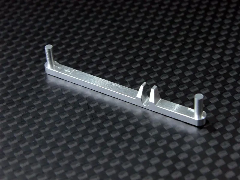 Xmods Generation 1 Aluminum Steering Plate (Toe-In 1 Deg) - 1Pc Silver 1