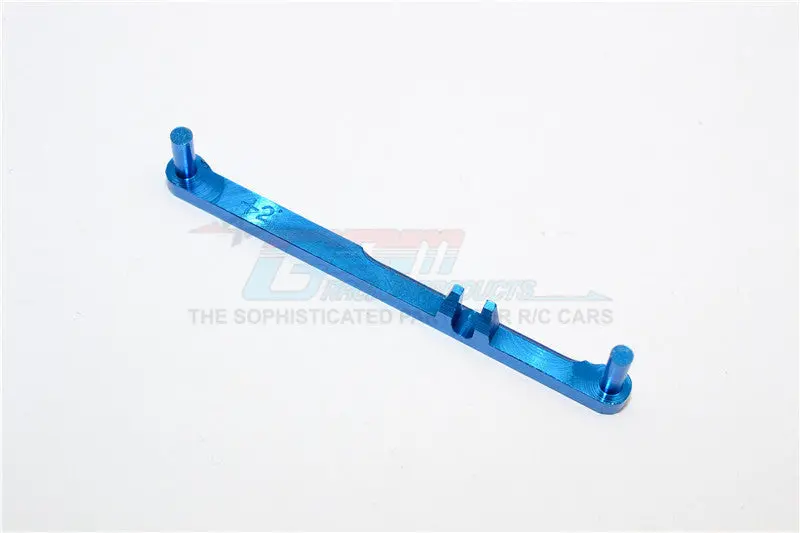 Xmods Generation 1 Aluminum Steering Plate (Toe-In 2 Deg) - 1Pc Blue 1