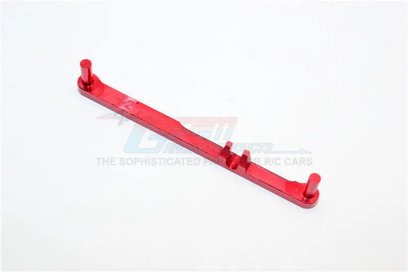 Xmods Generation 1 Aluminum Steering Plate (Toe-In 2 Deg) - 1Pc Red 1