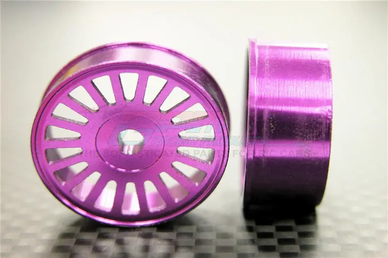 Xmods Generation-1 & Evolution Touring Aluminum Front Sinkage Rims (18 Poles) - 1Pr Purple 1