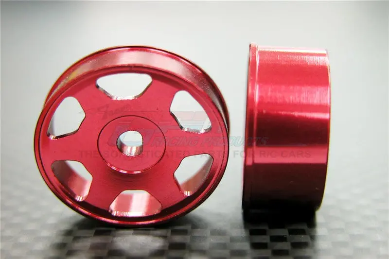 Xmods Generation-1 & Evolution Touring Aluminum Front Sinkage Rims (6 Poles) - 1Pr Red 1