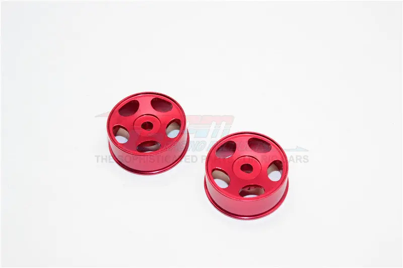 Xmods Generation 1 & Evolution Touring Aluminum Front Sinkage Rims (Star) - 1Pr Red 1