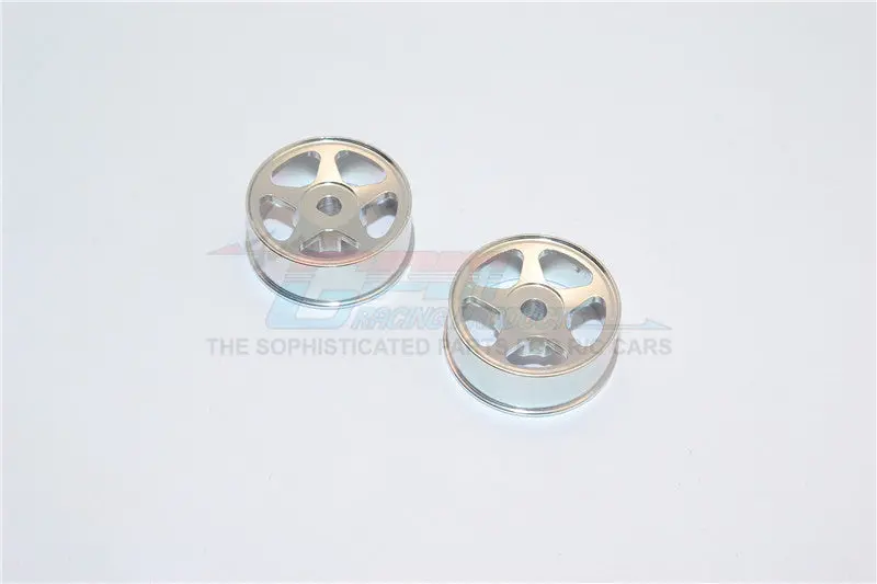 Xmods Generation 1 & Evolution Touring Aluminum Front Sinkage Rims (Star) - 1Pr Silver 1
