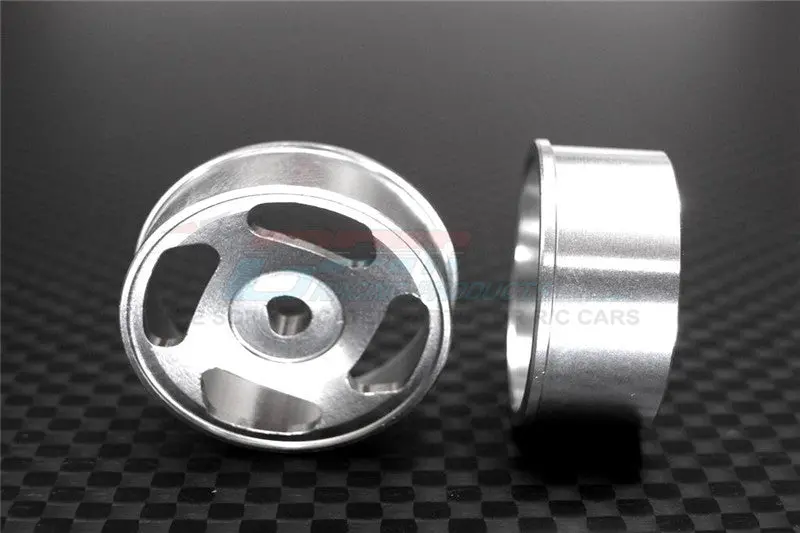 Xmods Generation-1 & Evolution Touring Aluminum Front Swirl Rims (4 Poles) - 1Pr Silver 1