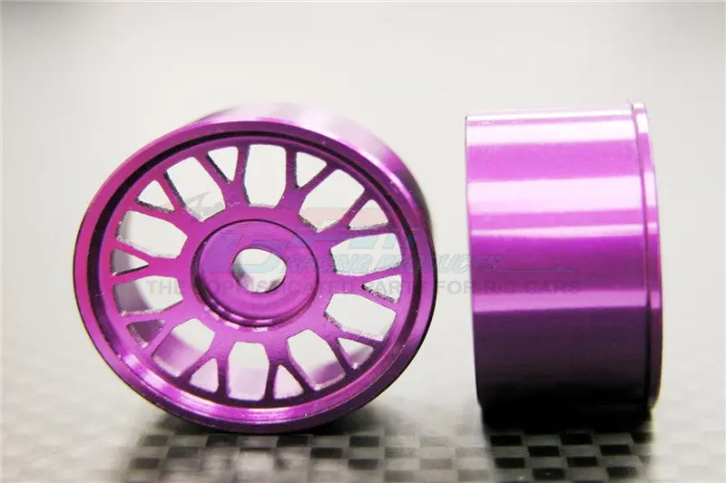 Xmods Generation-1 & Evolution Touring Aluminum Rear Flat Bbs Rims (10 Poles) - 1Pr Purple 1