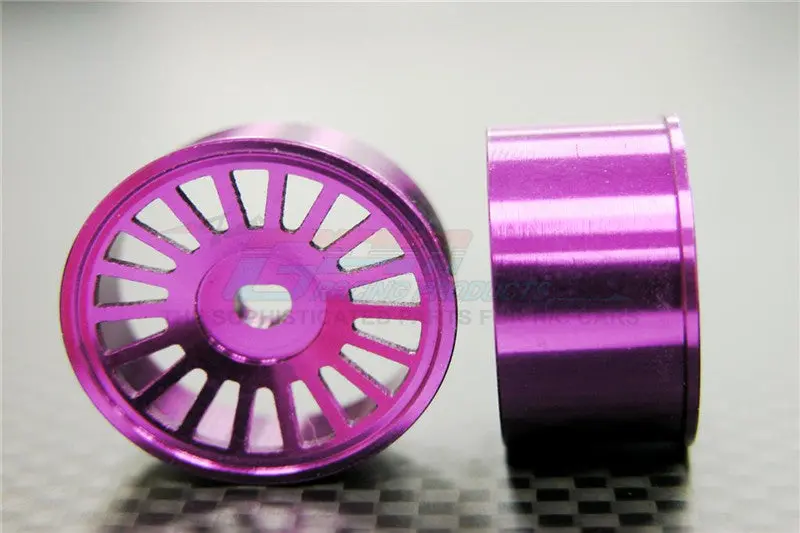 Xmods Generation-1 & Evolution Touring Aluminum Rear Sinkage Rims (18 Poles) - 1Pr Purple 1