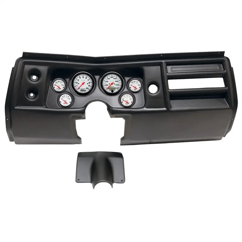 Autometer 2901-09 Direct-Fit Dash Pod Kit – Fits 1968 Chevy Chevelle (No Vent), Holds Six Gauges 1