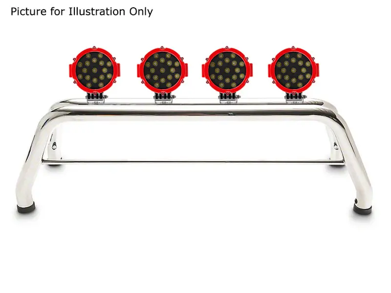 Black Horse Off-Road Rb09Ss-Plr Stainless Steel License Plate Relocation Bracket 1