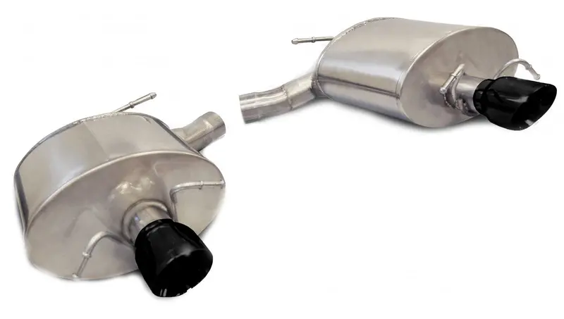 Corsa Performance 2.5" Axle-Back Dual Exhaust System With 3.5" Black Tips – Fits 2011–2014 Cadillac Cts-V Wagon 6.2L V8 1
