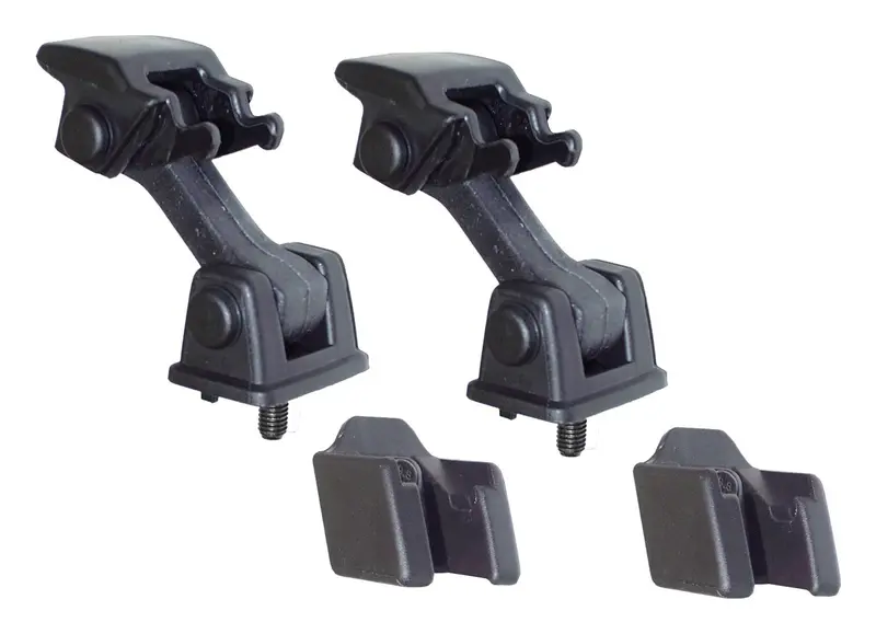 Crown Automotive 55176636K2 Hood Latch Kit For Jeep – Includes Two Catches And Two Mounting Brackets 1