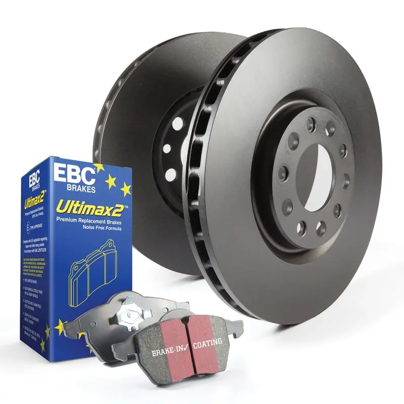 Ebc Ultimax High-Performance Brake Kit With Plain Rotors – Front & Rear (S20K1698) 1