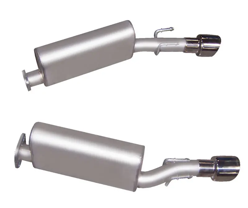 Gibson Stainless Steel Axle-Back Dual Exhaust System – Performance Sound And Flow Enhancement 1