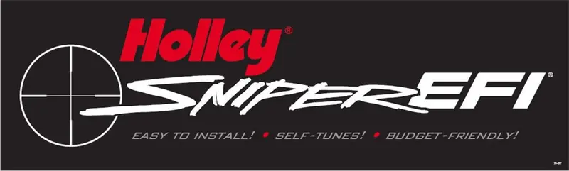 Holley Sniper Efi Logo Banner – 3 Ft X 10 Ft Vinyl Flag For Garage Or Event Display 1