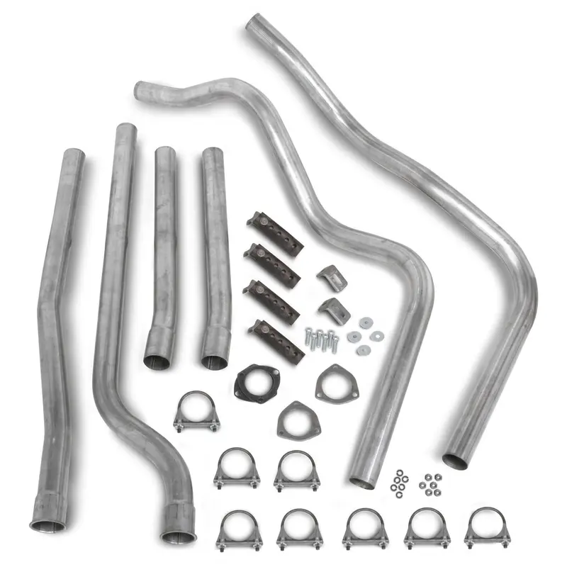 Hooker 7700Hkr Header-Back Exhaust System – 2.25-Inch Tubing, Full Kit With Hardware & Installation Components 1