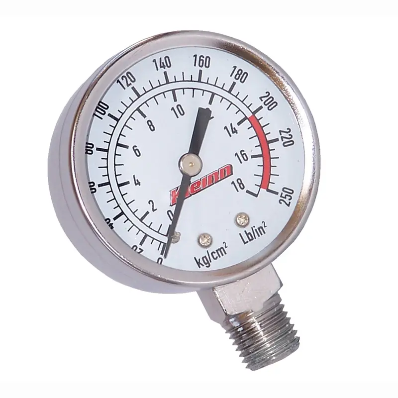 Kleinn Automotive Air Horn Pressure Gauge – Stem-Mounted Analog Readout 1