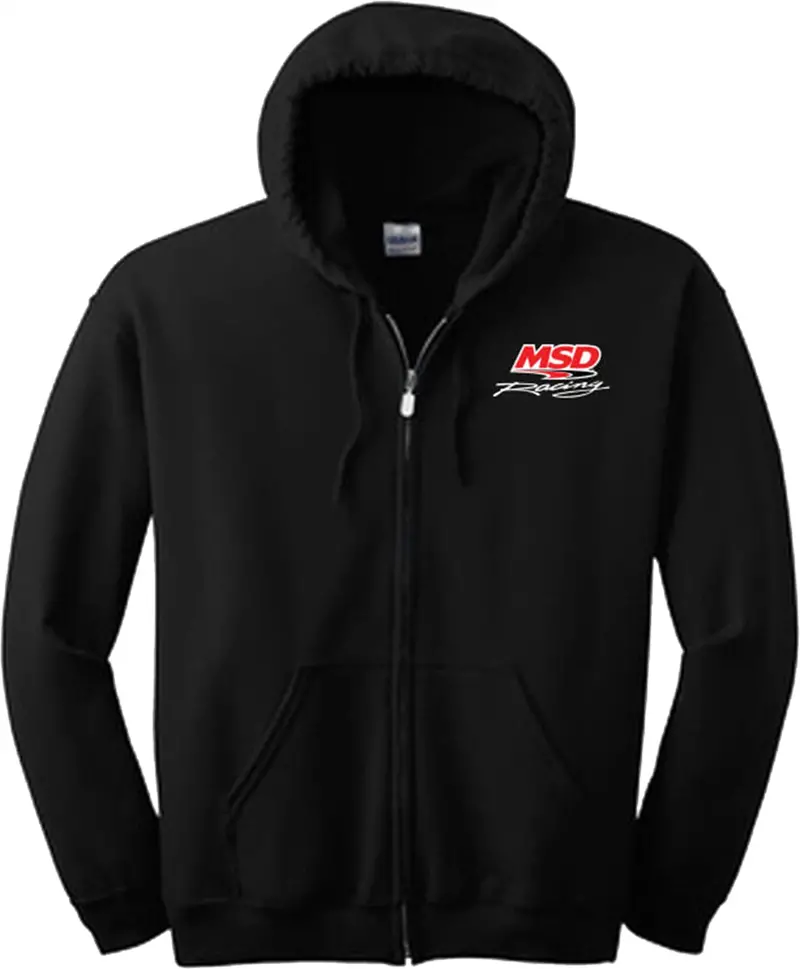 Msd Racing Zip-Up Hoodie – Performance Apparel (Style 95239) 1