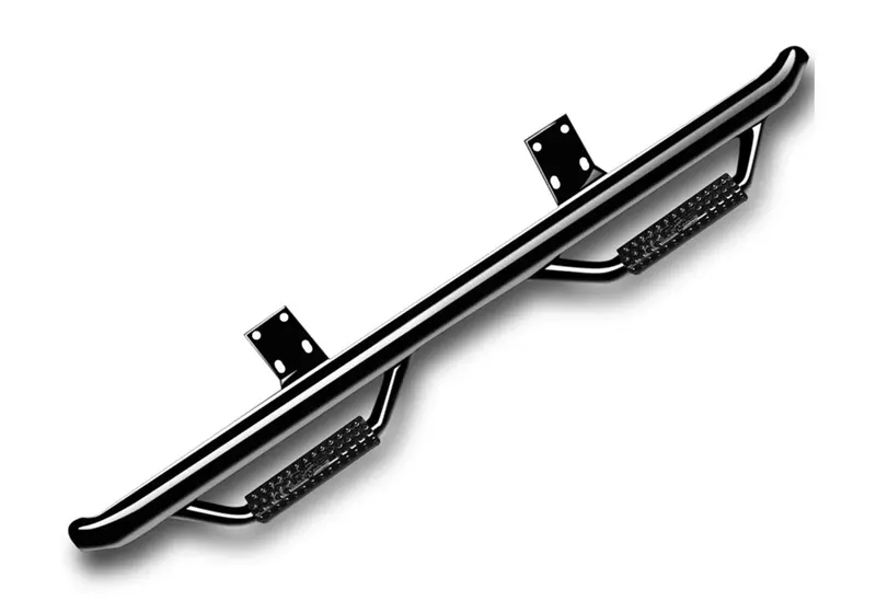 N-Fab C1773Qc Gloss-Black Nerf Steps – Cab-Length Side Steps For 2017–2019 Silverado/Sierra Hd Double Cab 1
