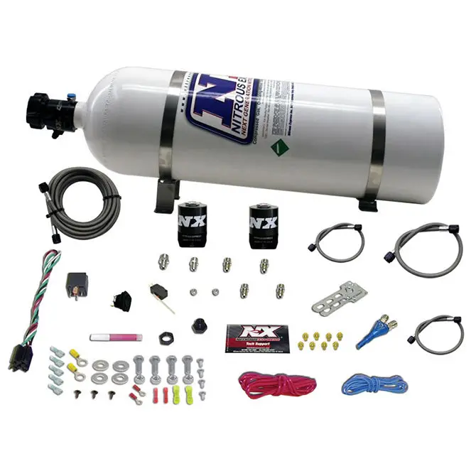 Nitrous Express 20920-15 Gm Efi Single-Nozzle Nitrous System — Includes 15Lb Bottle, Tunable For 35–150 Hp Gain 1