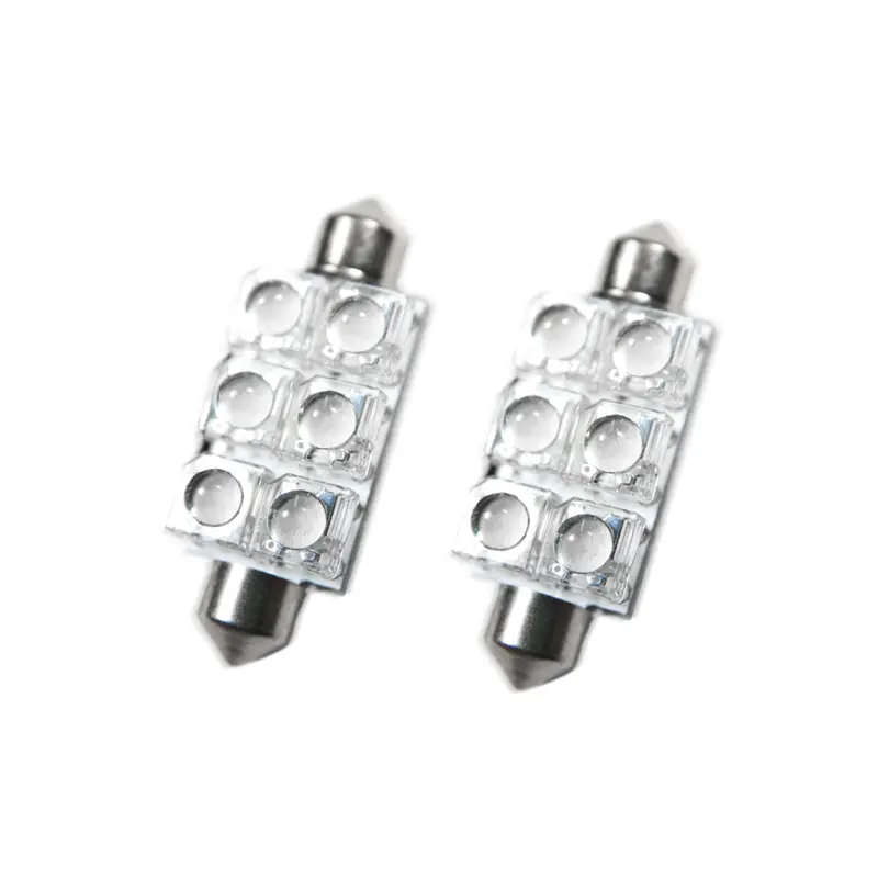 Oracle Lighting 5207-003 Red 44Mm 6-Led Festoon Bulbs (3-Chip, Pair) 1