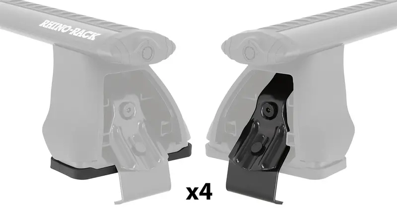 Rhino-Rack Dk096 Fit Kit For 2500 Series Roof Rack — Includes 4 Pads & 4 Clamps 1