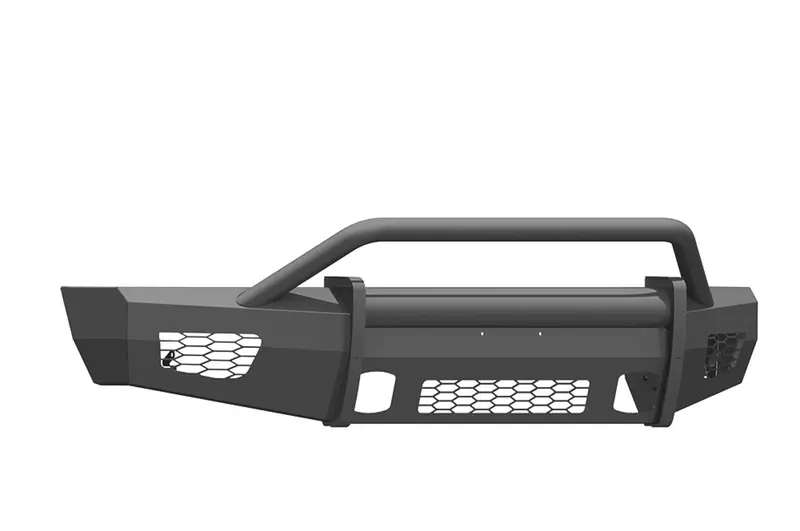 Road Armor 615Vf4B Vaquero Front Bumper For Jeeps – Non-Winch Design With Pre-Runner Guard, Satin Black 1