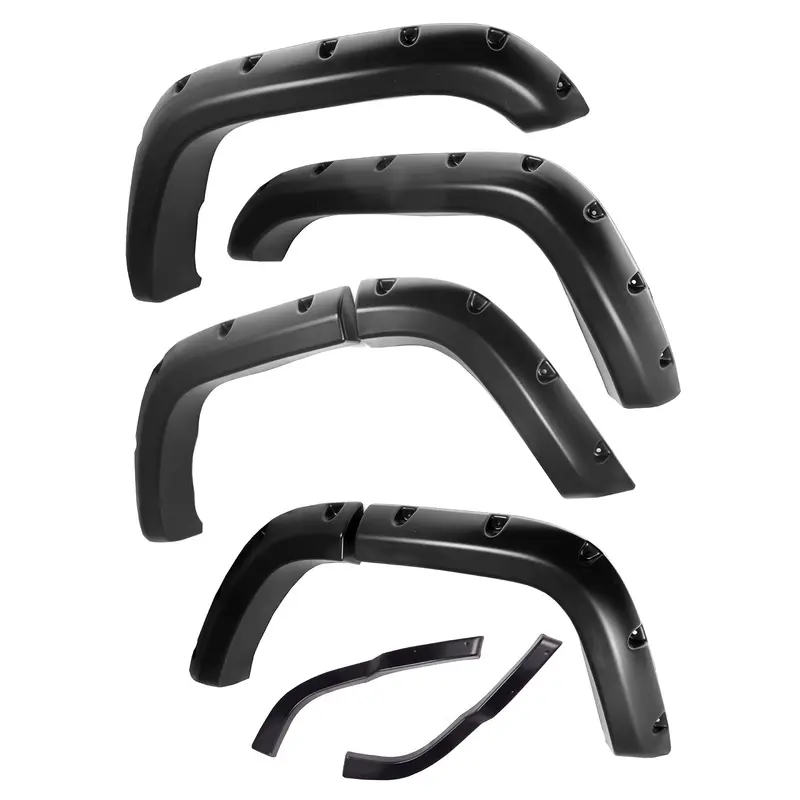 Rugged Ridge All-Terrain Fender Flare Kit – Full Set (Front & Rear) With Mounting Hardware (11634.10) 1