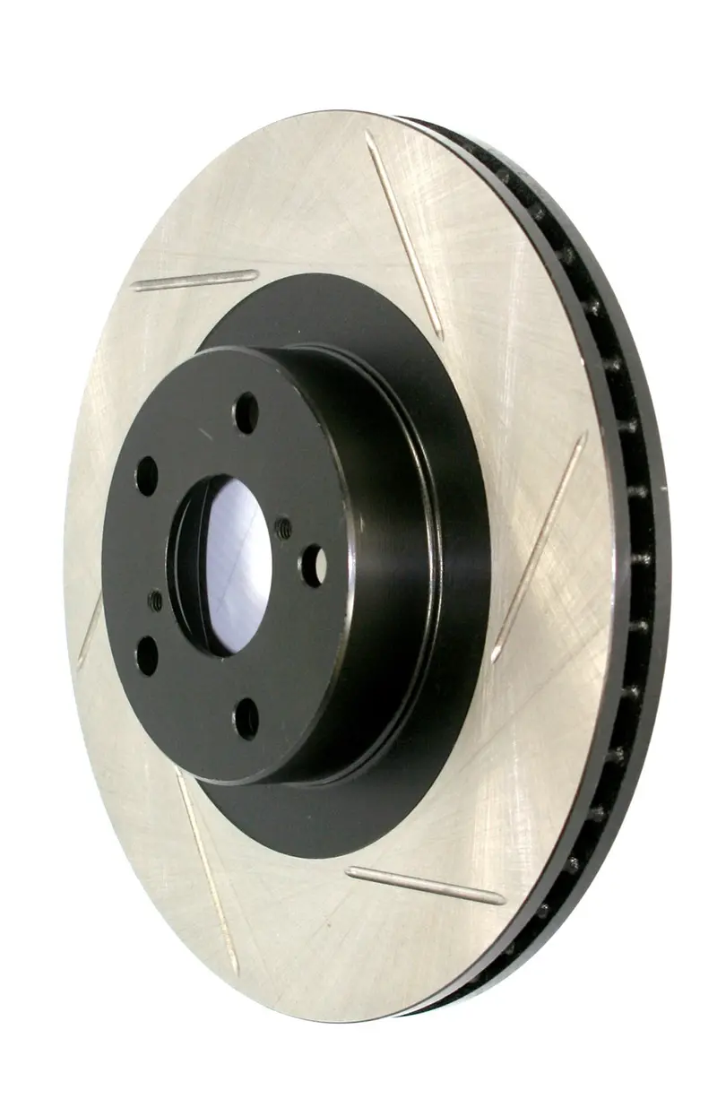 Stoptech Rear Left Cryo-Treated Slotted Rotor – Enhanced Thermal Stability And Wear Resistance 1